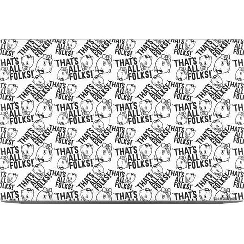 Looney Tunes Porky Pig Black and White Dell XPS Skin